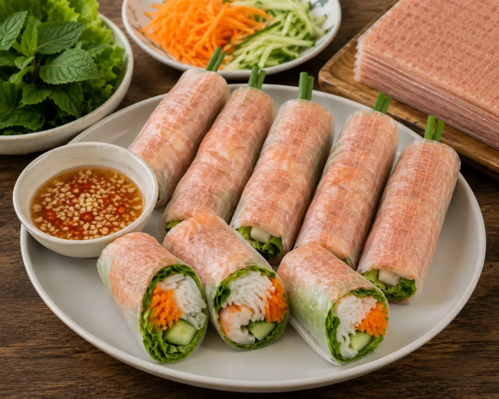 Bánh Tráng Gạo Lứt Huyết Rồng - Vuông thích hợp để làm gỏi cuốn tươi ngon, tiện lợi cho bữa ăn hằng ngày