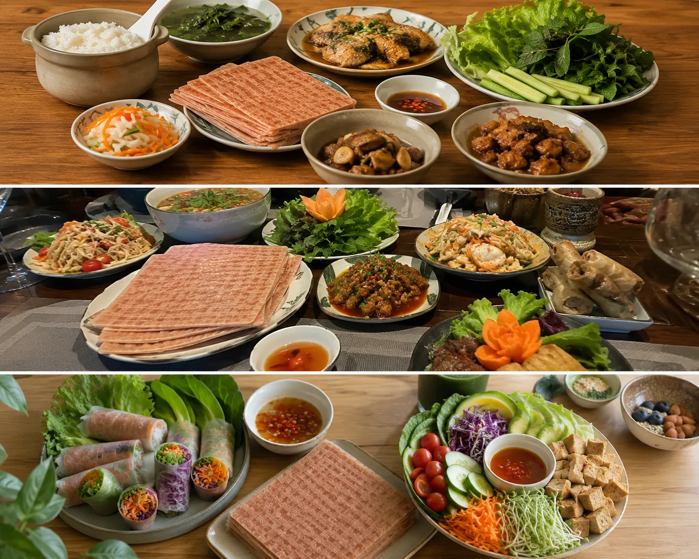 Bánh tráng gạo lức phù hợp với nhiều nhu cầu dinh dưỡng khác nhau.