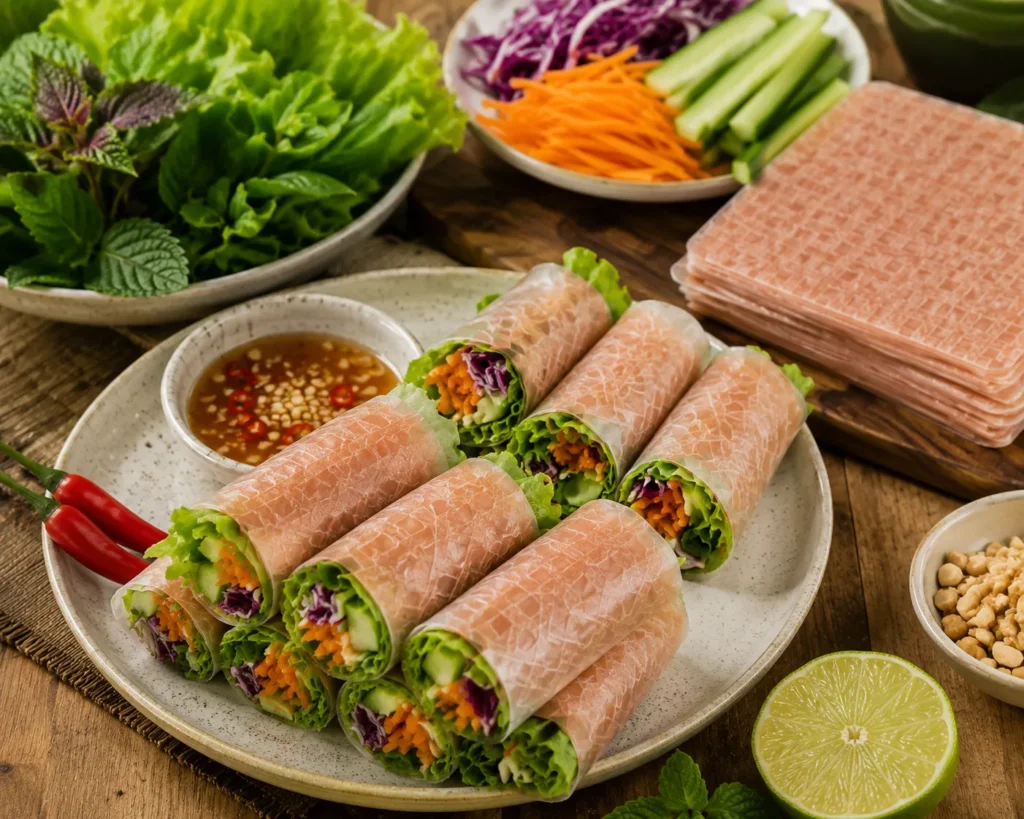 Bánh Tráng Gạo Lứt Huyết Rồng - Vuông dùng để cuốn rau củ healthy thanh nhẹ và giàu dinh dưỡng