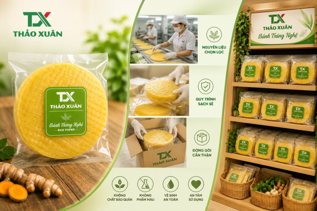 Bánh tráng nghệ Thảo Xuân được nhiều khách hàng lựa chọn