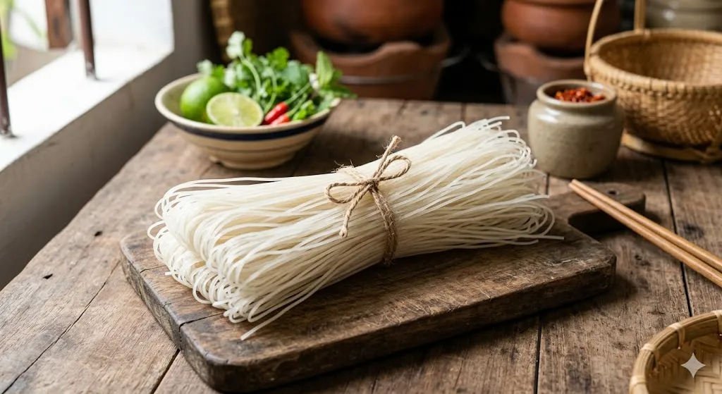 Hình ảnh minh họa bún bò Huế sợi khô trong thực tế