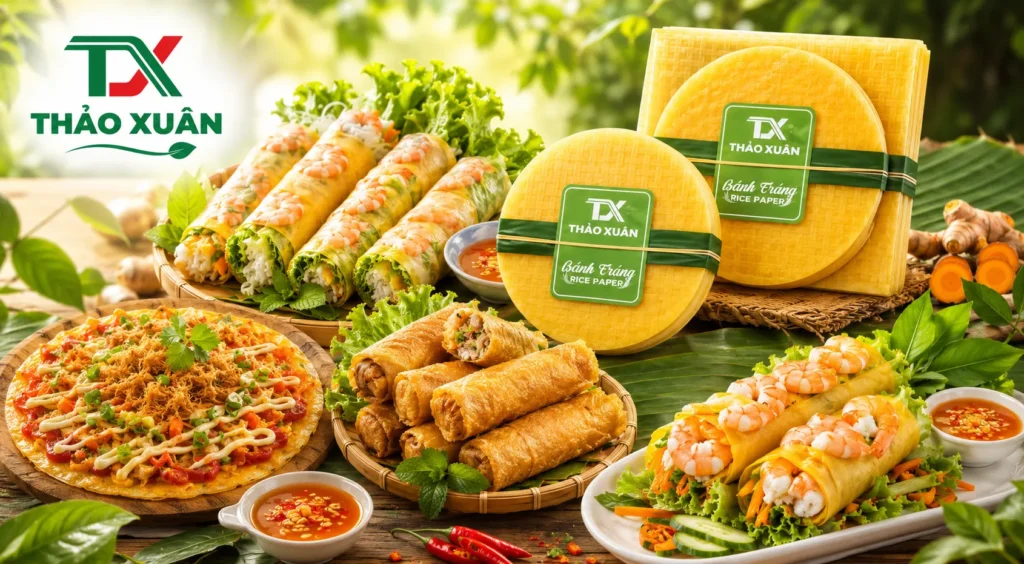 5 món ngon dễ làm từ bánh tráng nghệ tại nhà cùng Thảo Xuân