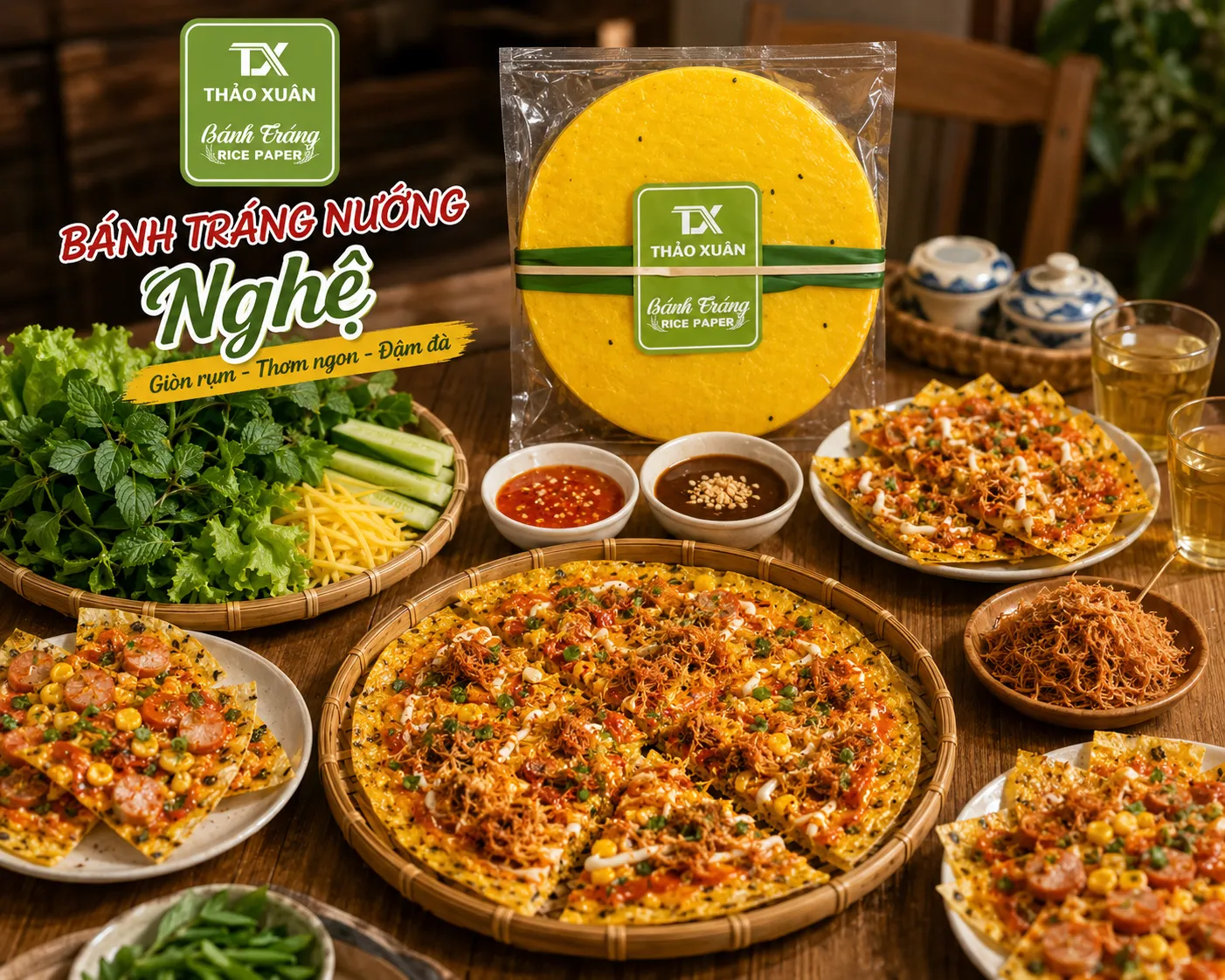 Liên hệ Thảo Xuân để đặt mua bánh tráng nướng nghệ chất lượng ngay hôm nay