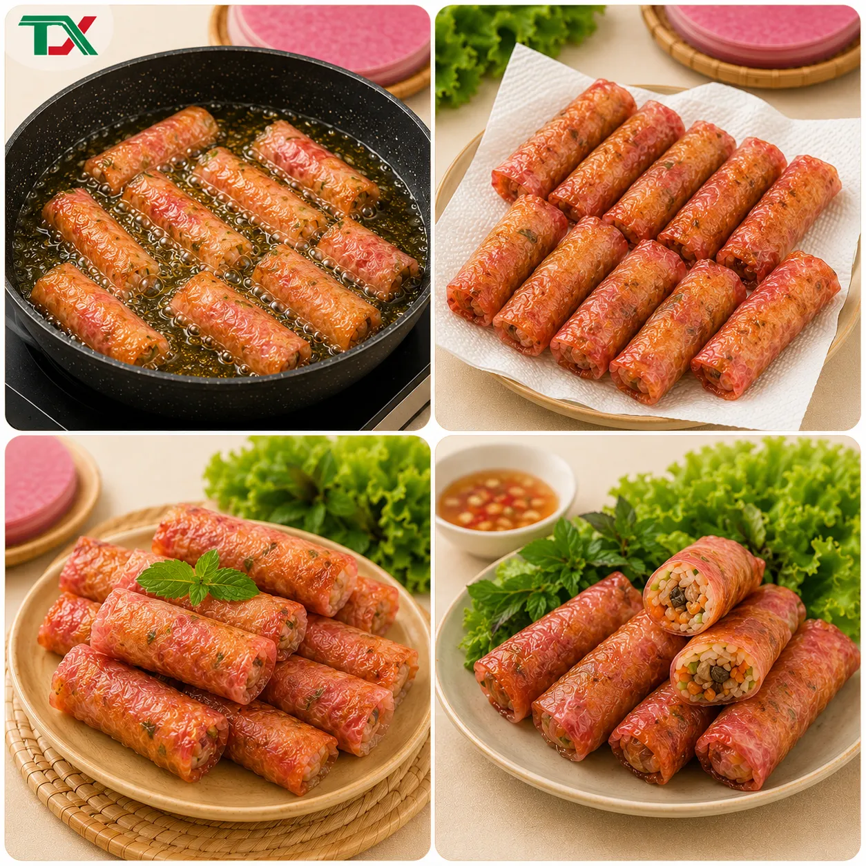 Mẹo Chiên Bánh Tráng Củ Dền Giòn Lâu, Ít Hút Dầu