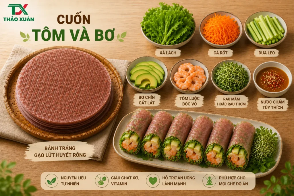 Món ăn trở nên hấp dẫn hơn nhờ màu sắc tự nhiên và hương vị hài hòa.