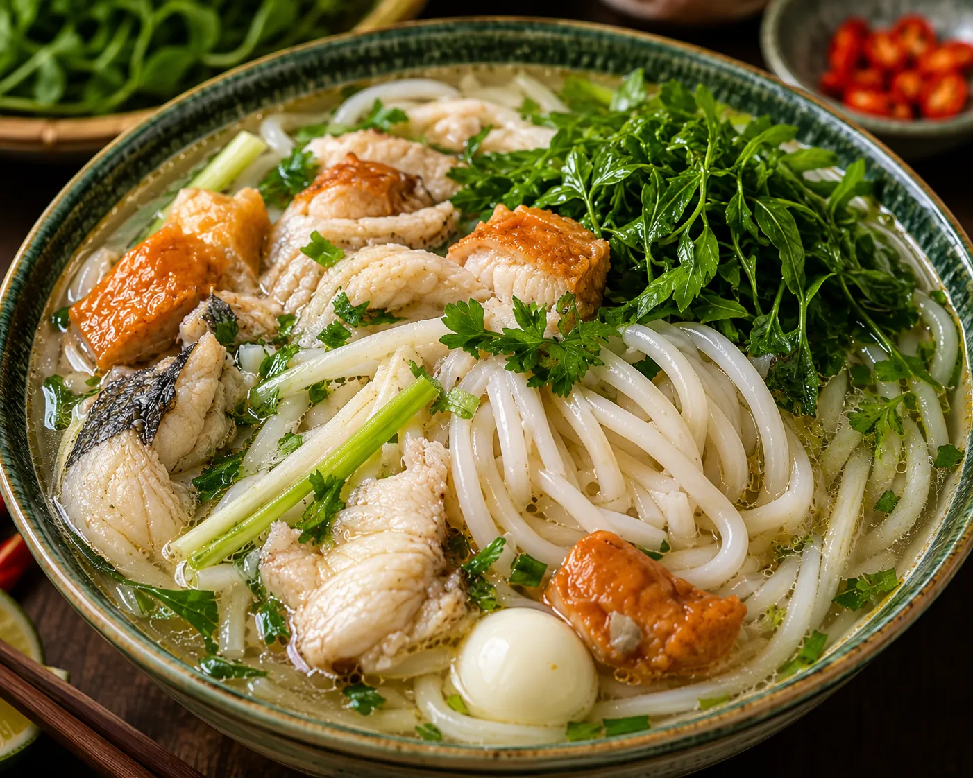 Bánh canh ống chất lượng giúp món ăn giữ được độ dai ngon và hấp dẫn.