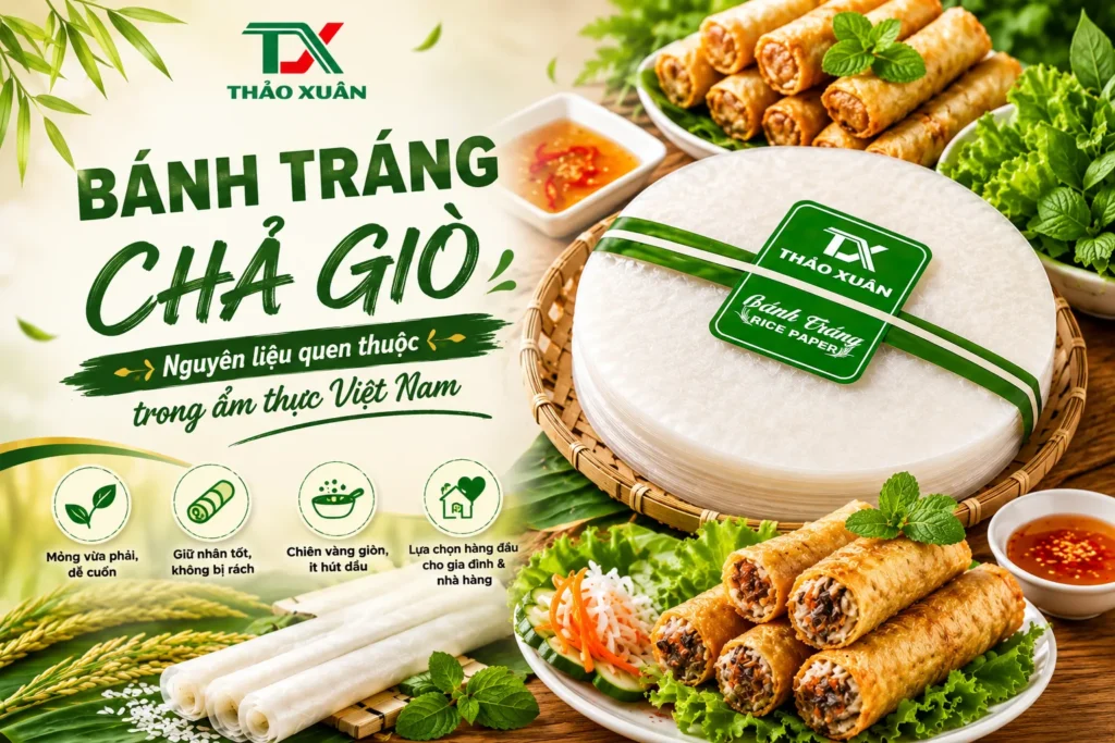 Cách Làm Bánh Tráng Chả Giò Giòn Rụm, Ít Hút Dầu – Bí Quyết Chiên Vàng Đều Tại Nhà 1 Bí quyết làm bánh tráng chả giò giòn rụm, vàng đều và ít hút dầu ngay tại nhà.