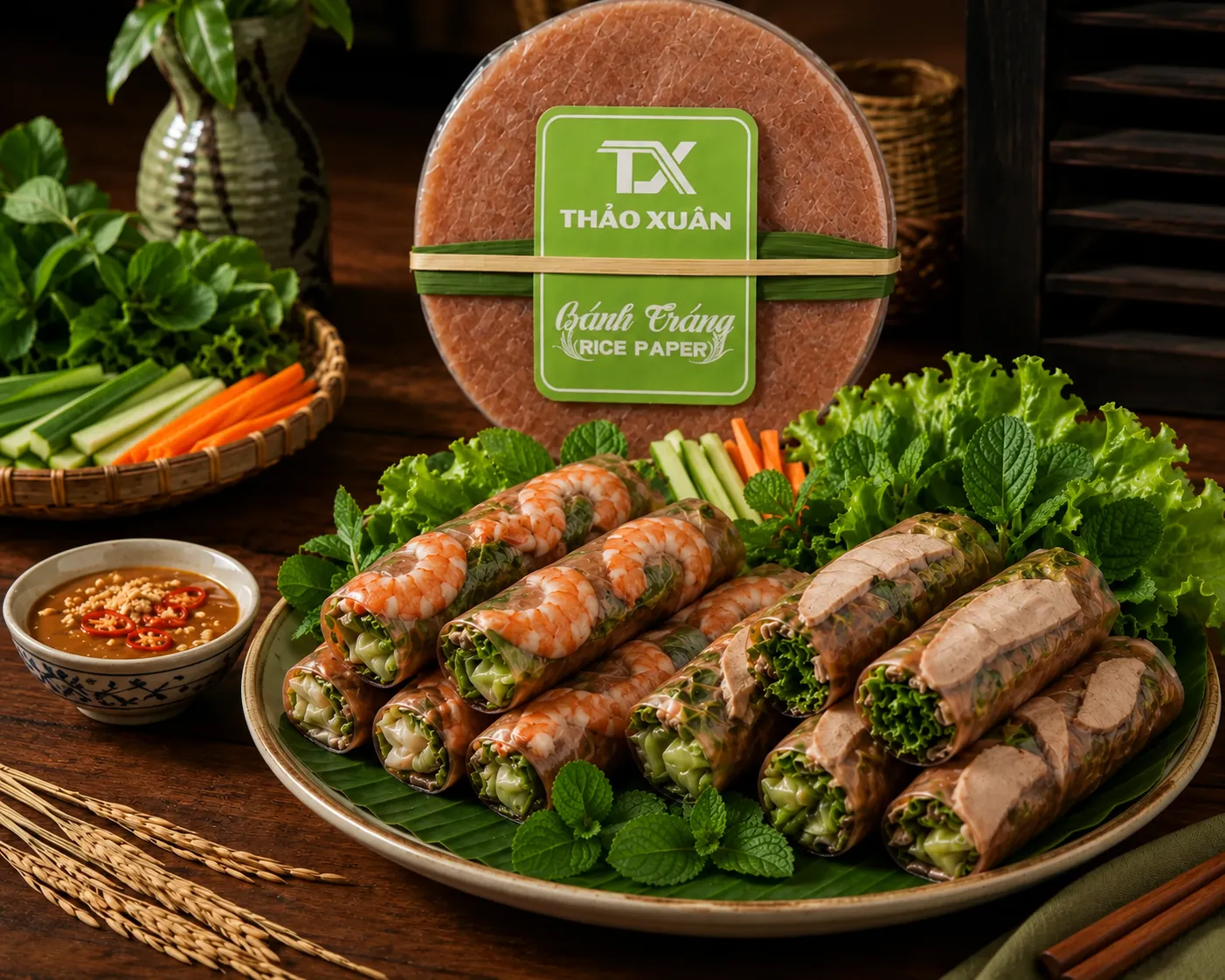Bánh tráng gạo lứt không gây tăng cân nếu kết hợp với rau xanh, protein nạc và kiểm soát lượng ăn hợp lý.