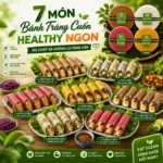 anh dai dien 7 mon banh trang cuon healthy
