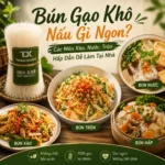 bun gao kho nau mon gi ngon