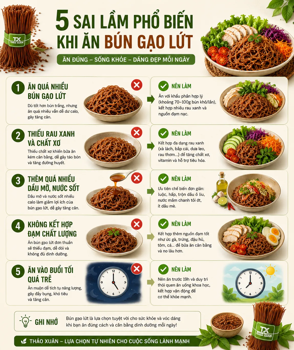 Tránh ăn quá nhiều, ít rau xanh hoặc nhiều nước sốt để hỗ trợ kiểm soát đường huyết.