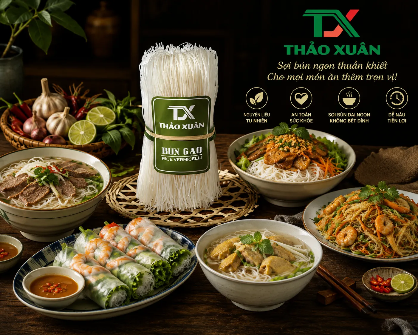Cách Nấu Bún Khô Ngon Tại Nhà Chỉ Trong 10 Phút 2 Bún khô có thể chế biến thành nhiều món ngon chỉ sau vài phút luộc.